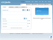 Tablet Screenshot of host1.easypolls.net